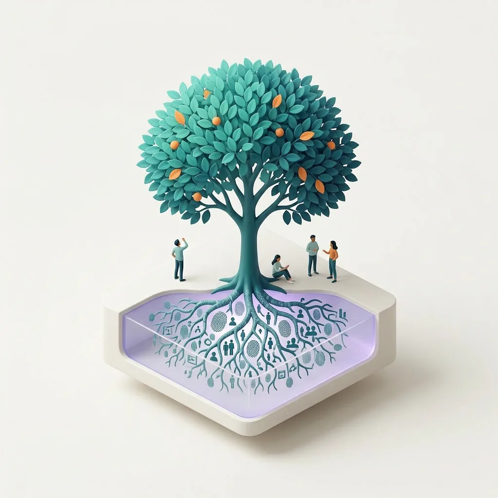Tree illustration representing organisational culture