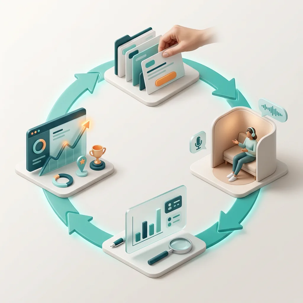 Illustration of the leadership practice loop